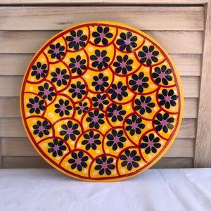 Boho Retro Floral Decorative Wood Wall Art